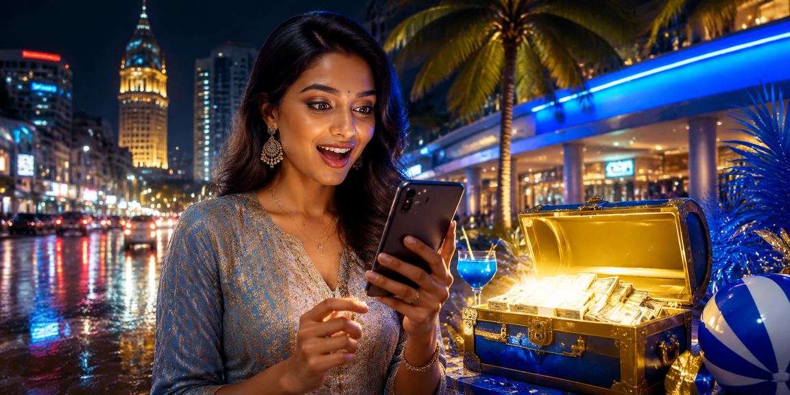 Mobile casino browsing at Bangalore MG Road, comfortable and secure
